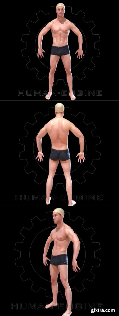 Male Scan 3D Model