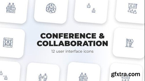 Videohive Conference & Collaboration- user interface icons 39695510