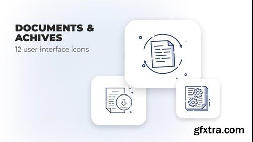 Videohive Documents & Achives- user interface icons 39695938