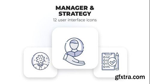 Videohive Manager & Strategy- user interface icons 39696396