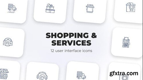 Videohive Shopping & Services- user interface icons 39697649