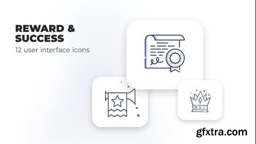 Videohive Reward & Success- user interface icons 39697448