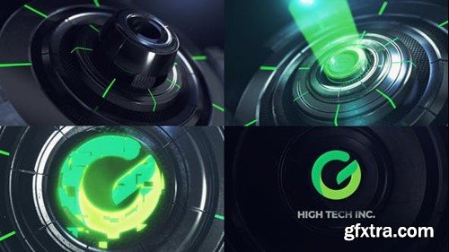 Videohive Circular 3D Tech logo Reveal 39731369