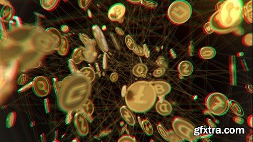 Videohive cryptocurrency logo reveal 38436136