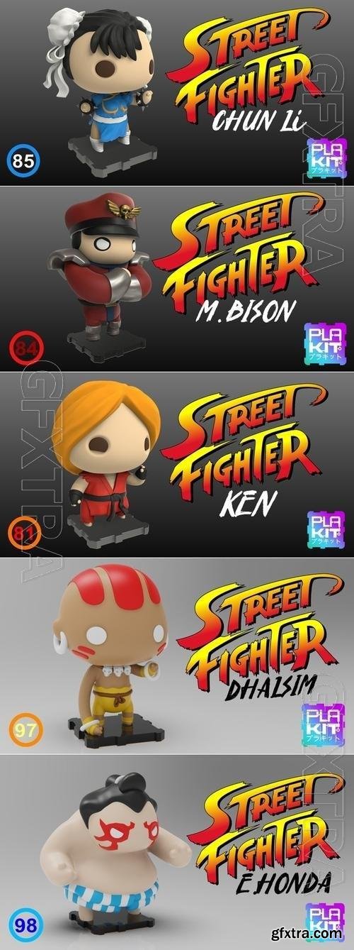 Plakit - Street Fighter Pack 1 3D Print