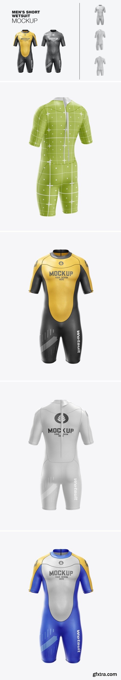 Surf Short Wetsuit mockup GM3YU7F