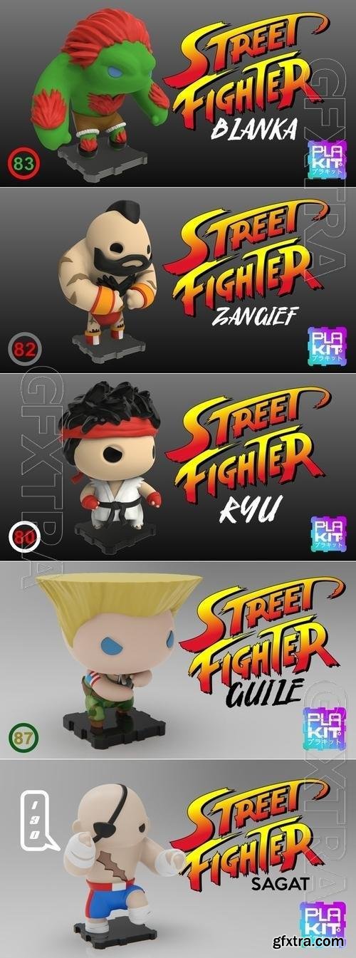 Plakit - Street Fighter Pack 2 3D Print