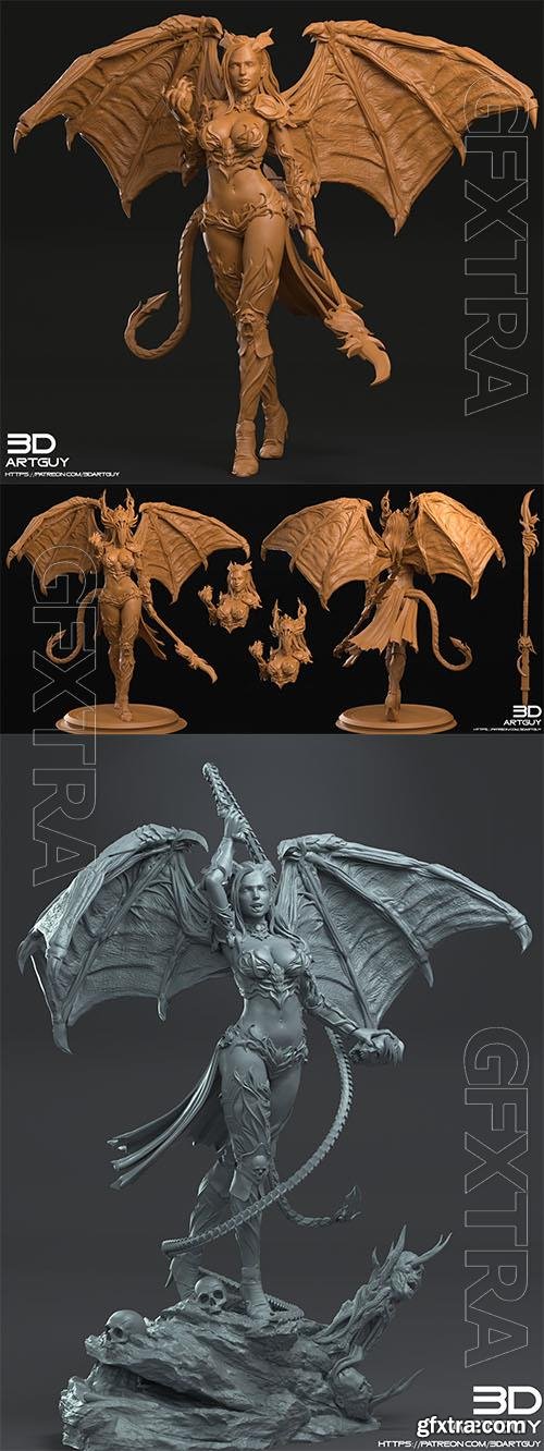 Succubus Demon 3D Print