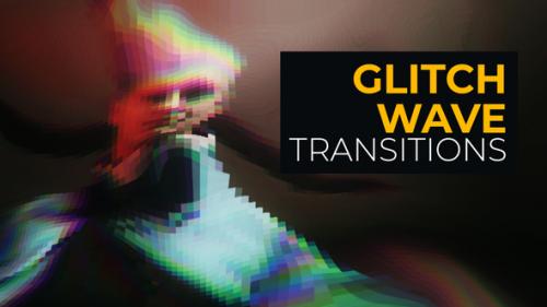 Videohive - Glitch Wave Transitions - 39784282 - 39784282