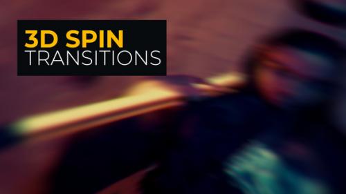 Videohive - 3D Spin Transitions - 39784992 - 39784992