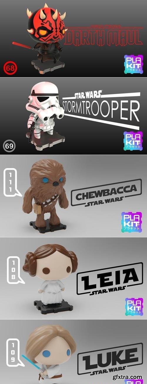 Plakit - Star Wars Pack 1 – 3D Print