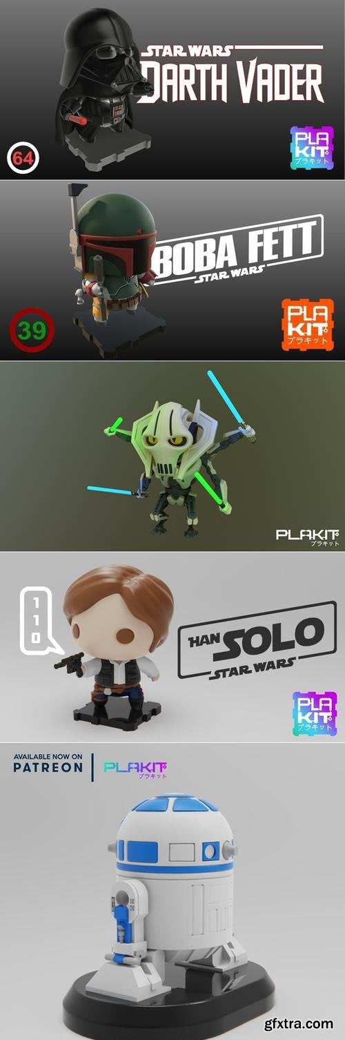 Plakit - Star Wars Pack 2 – 3D Print