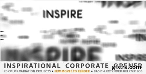 Videohive Inspirational Corporate Opener 1843584