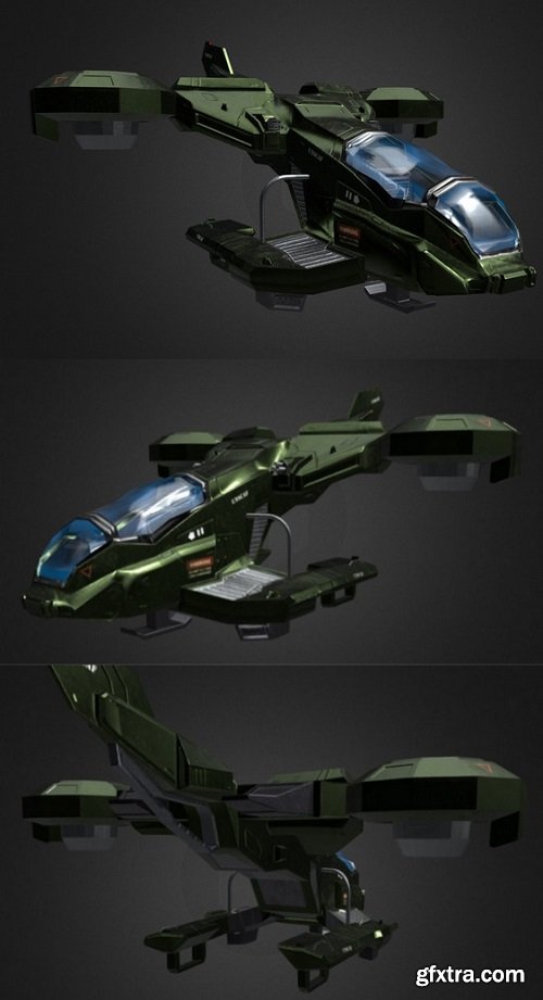 Halo Downfall 3D Model