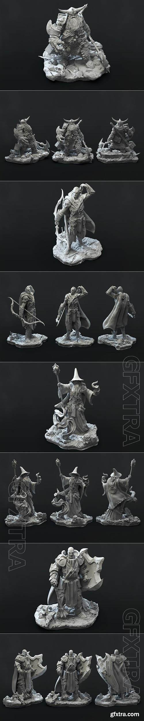 Hero Pack – Miniature Set 3D Print