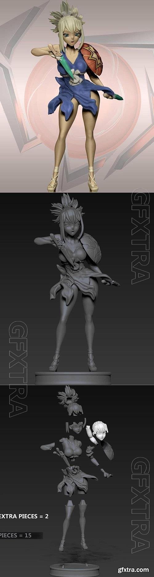 Kohaku Dr Stone 3D Print