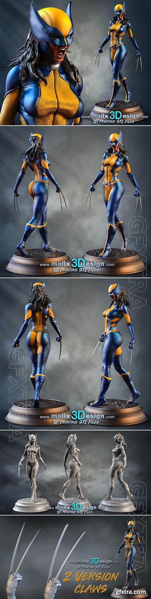 X23 Laura Kinney – Marvel comics 3D Print