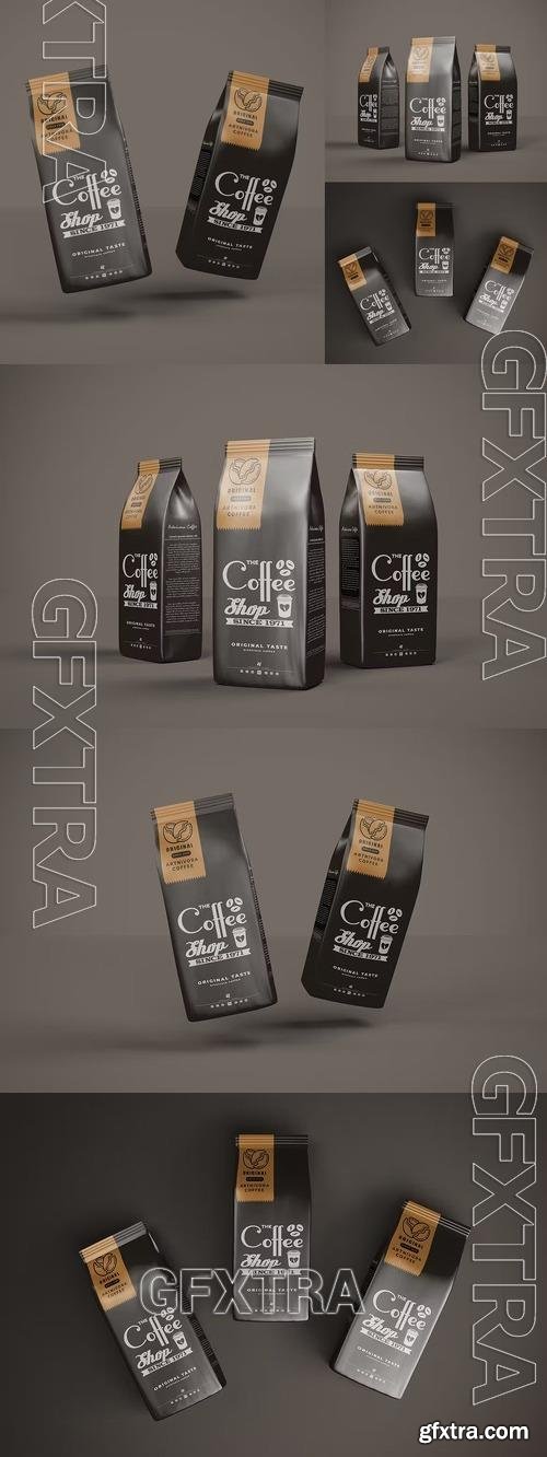 Bundle Coffee Pack Mockup VWG6DLQ