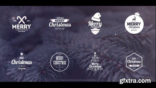 Videohive Minimal Christmas Titles 19081193