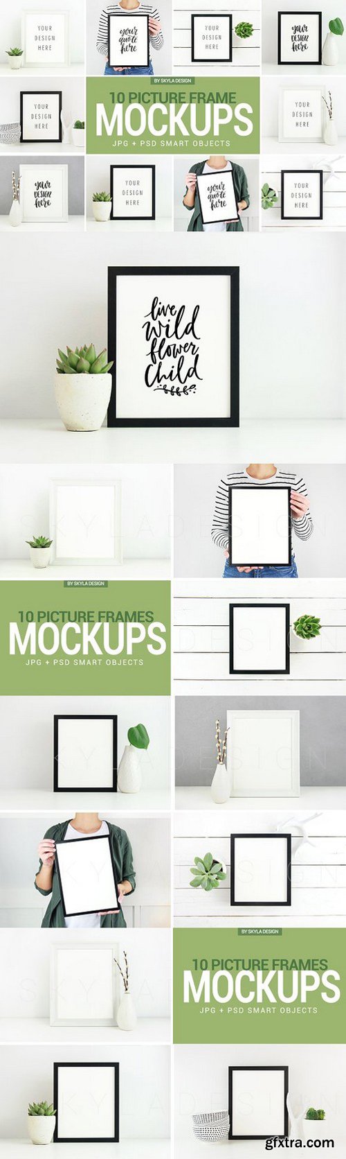 Poster Picture frame mockup photos