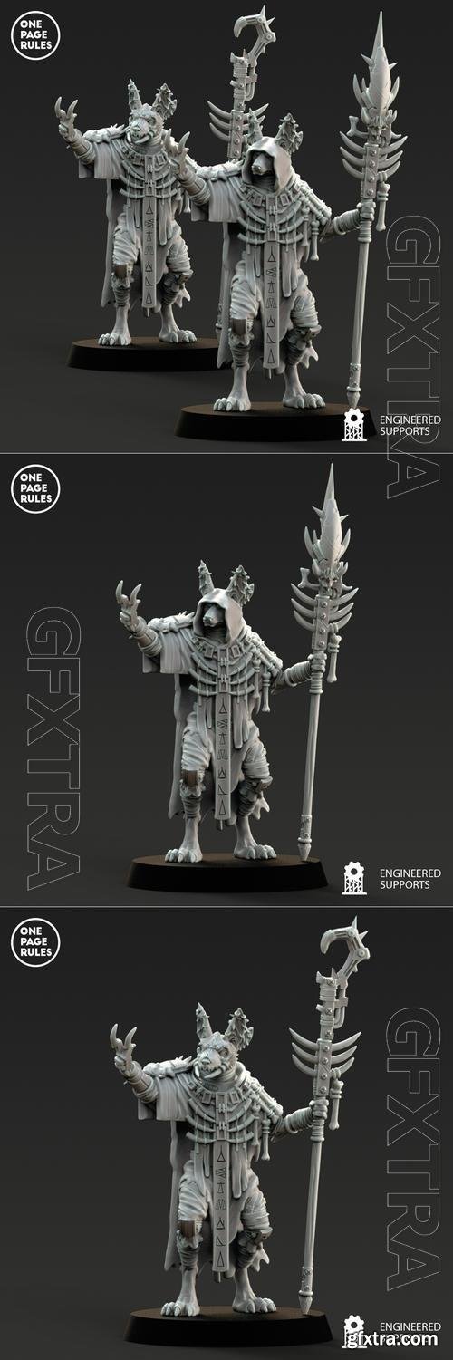 One Page Rules - Jackal Shaman 3D Print