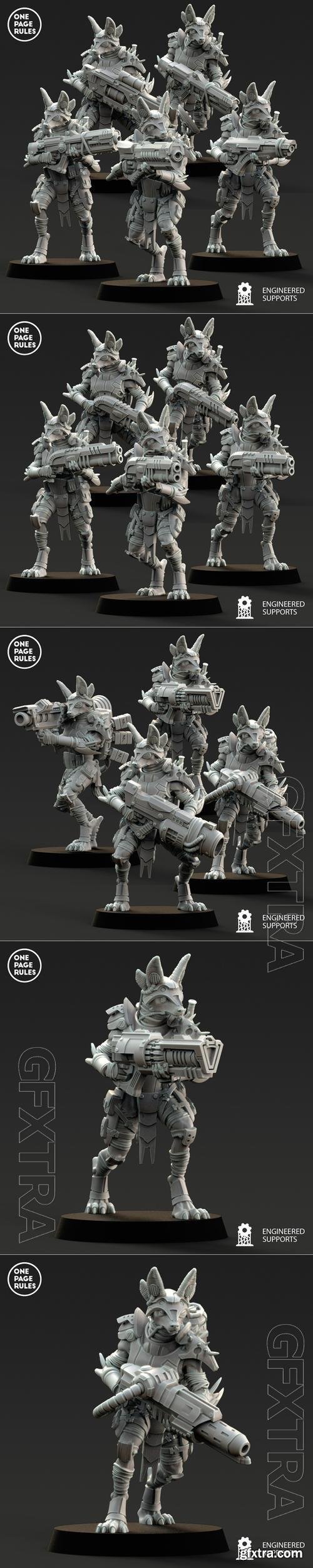 One Page Rules - Jackal Elites 3D Print