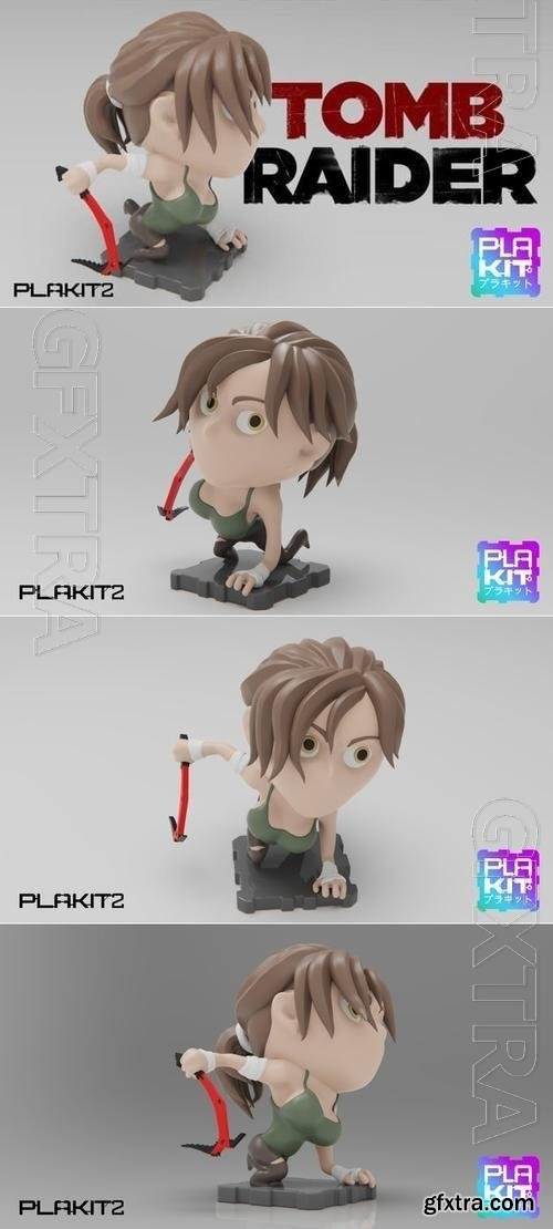 PlaKit2 - Tomb Raider, Lara Croft 3D Print