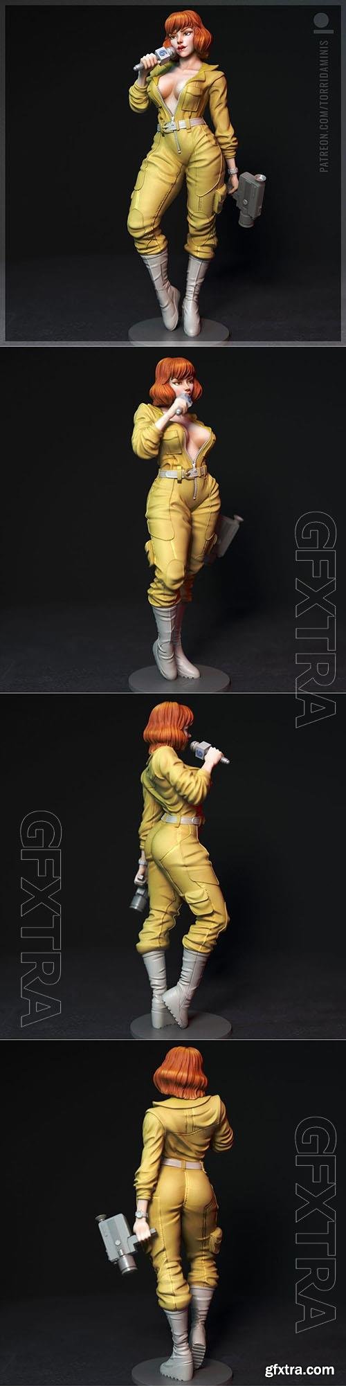 Torrida Minis – April O’Neil 3D Print