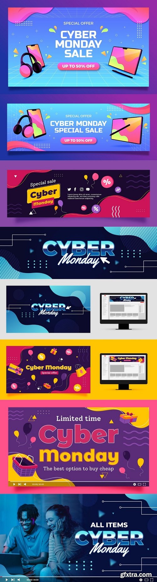 Template for cyber monday