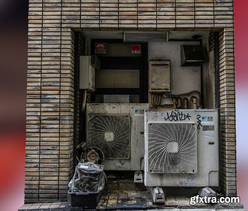 Air conditioner machines scan 3D Model