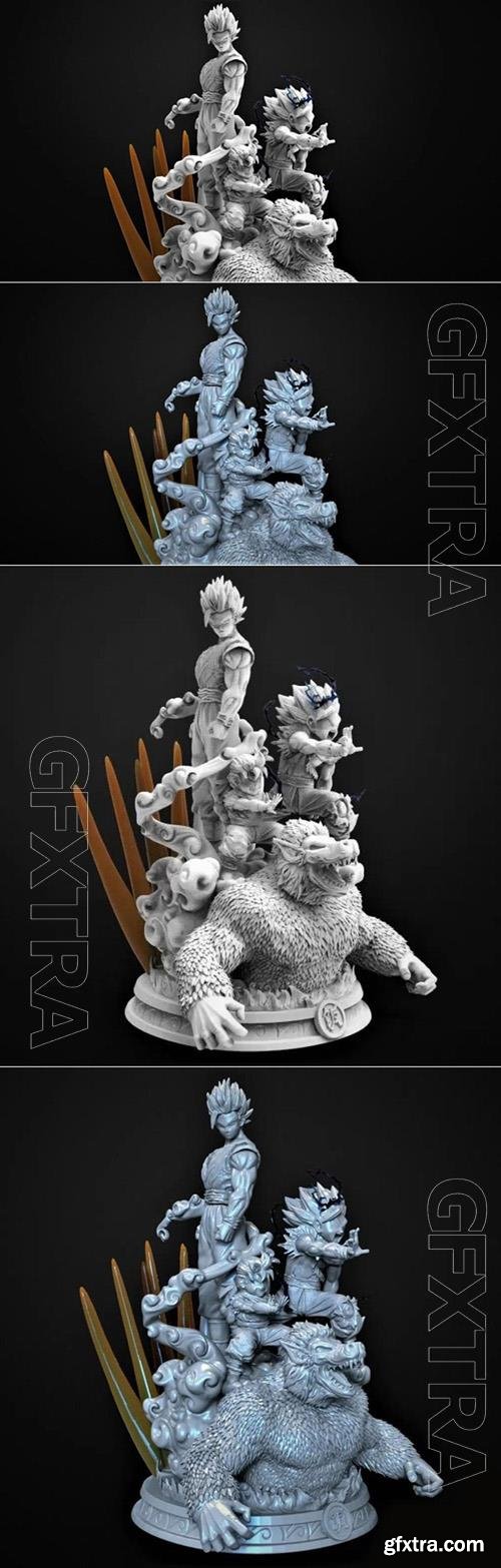 Gohan Transformation 3D Print