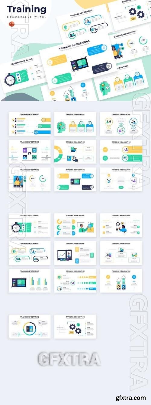 Business Training PowerPoint Infographics 3PPTDQN