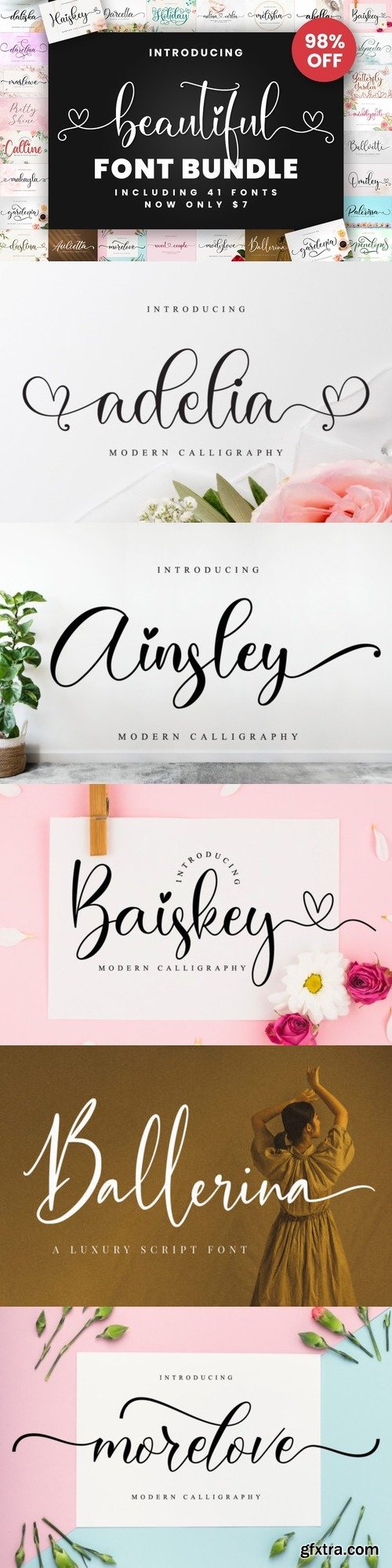 Beautiful Font Bundle