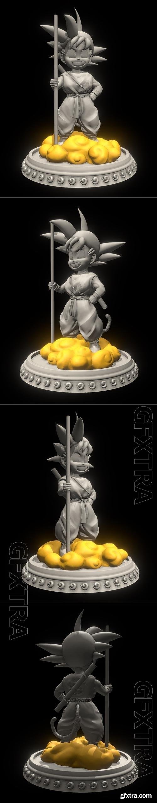 Kid Goku - Dragon Bal 3D Print