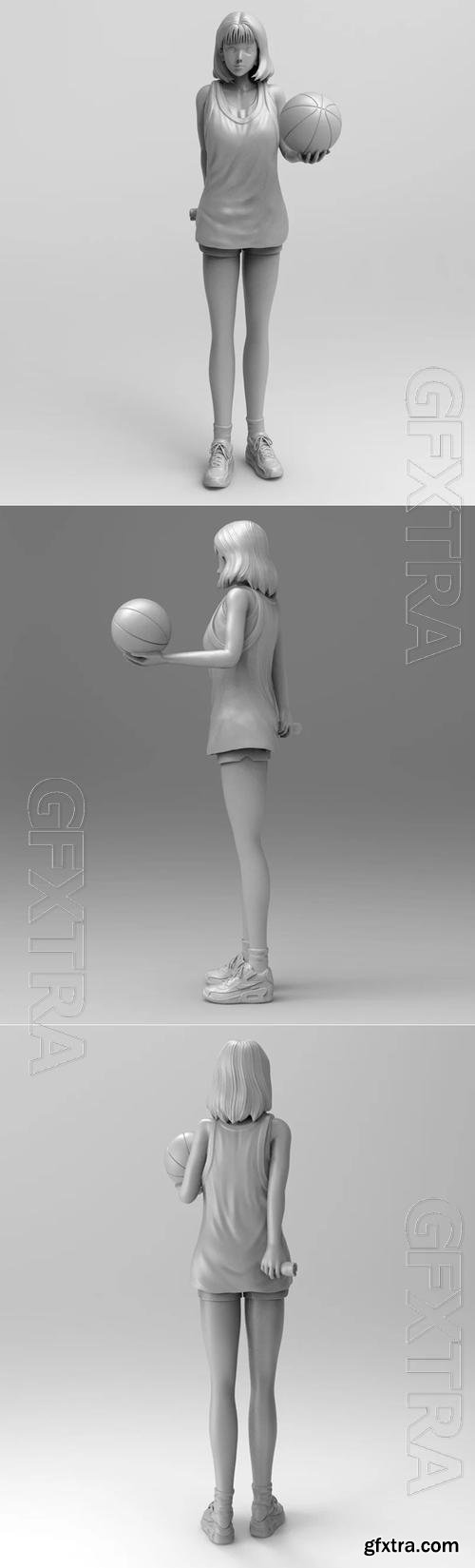 Slam Dunk Haruko Akagi 3D Print