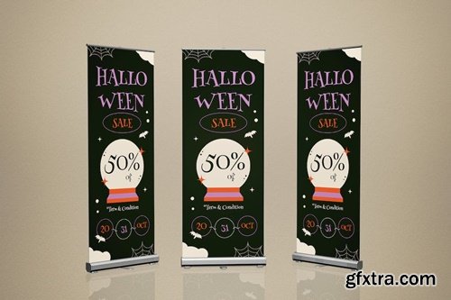 Halloween Roll Banner UT6GS5X