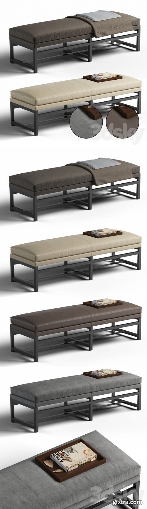 Minotti Flynt Bench