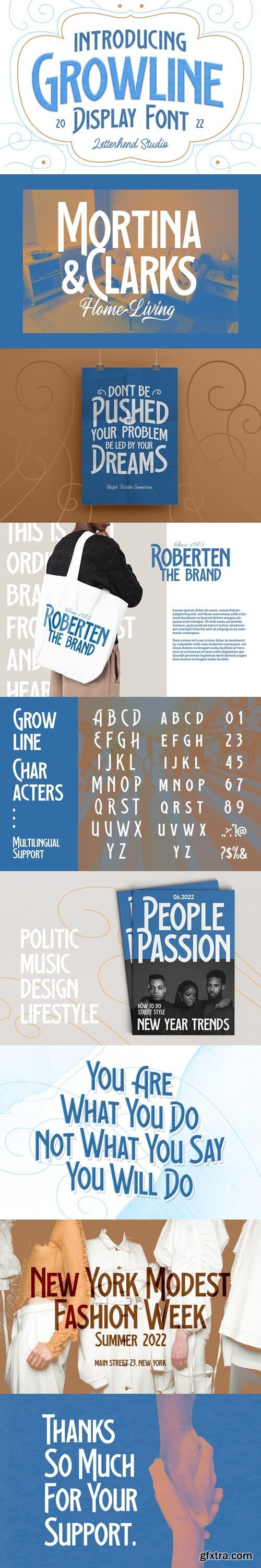 CreativeMarket - Growline - Display Font 6985031