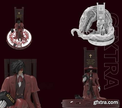 Alucard Hellsing 3D Print