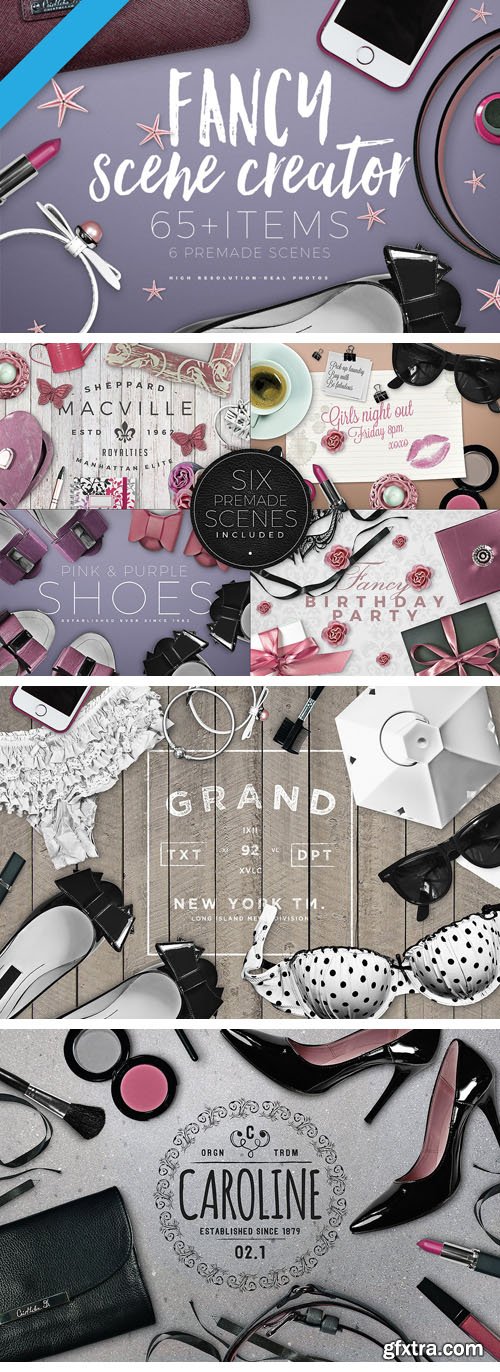 Fancy Scene Creator - 6 Premade Scenes [65+ Items]