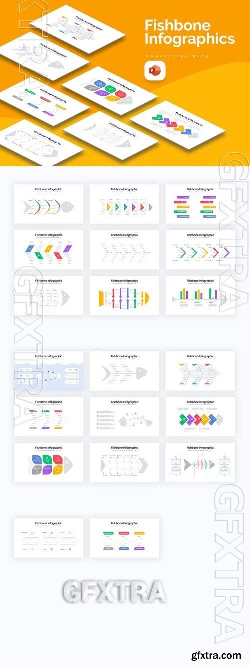 Business FishBone PowerPoint Infographics 6QLQNB5