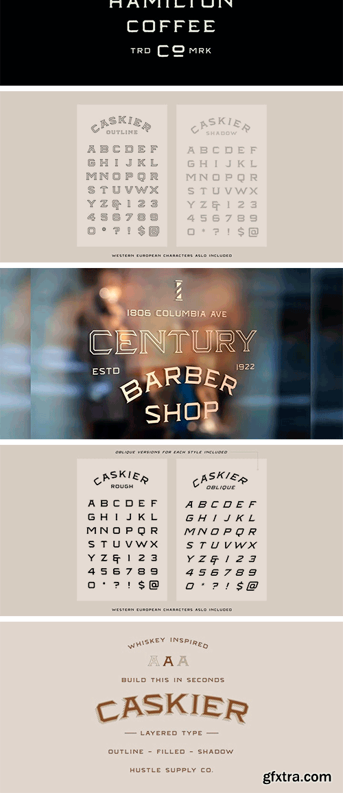 Caskier Font Family