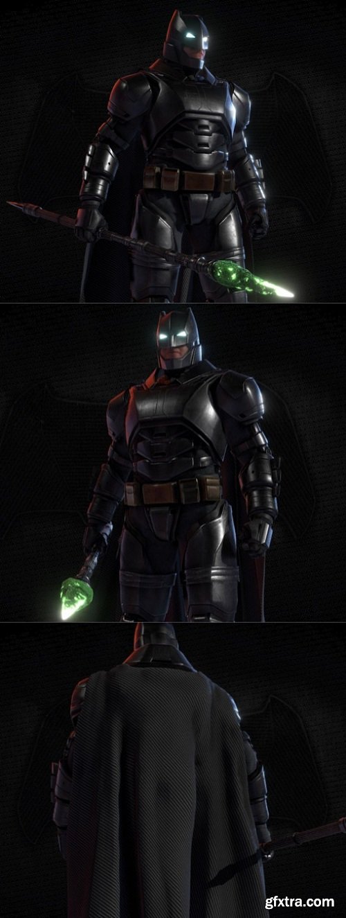 Batman Armored 3D Model