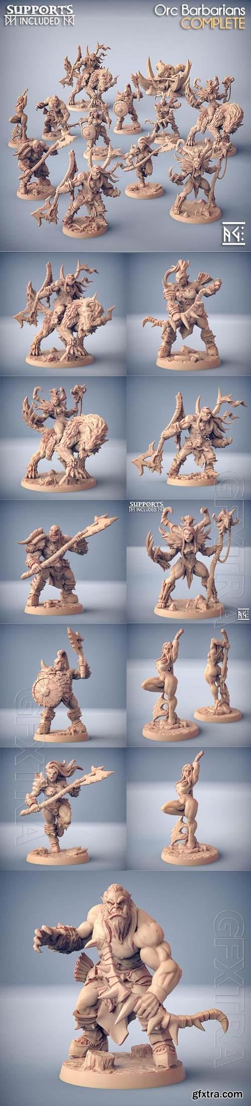 Orc Barbarians 3D Print