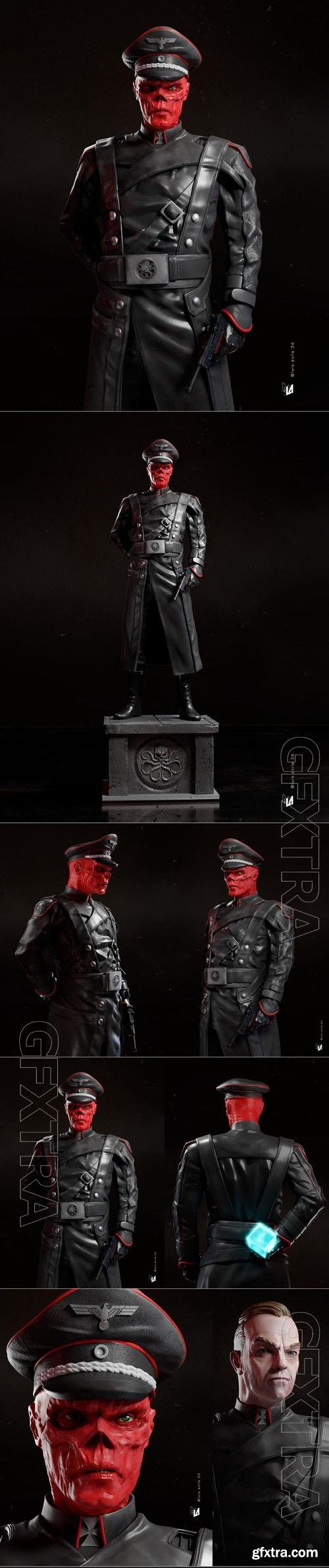 Red Skull Marvel 3D Print