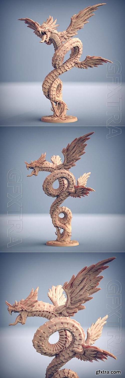 Quetzalcoatl, The Snake God 3D Print