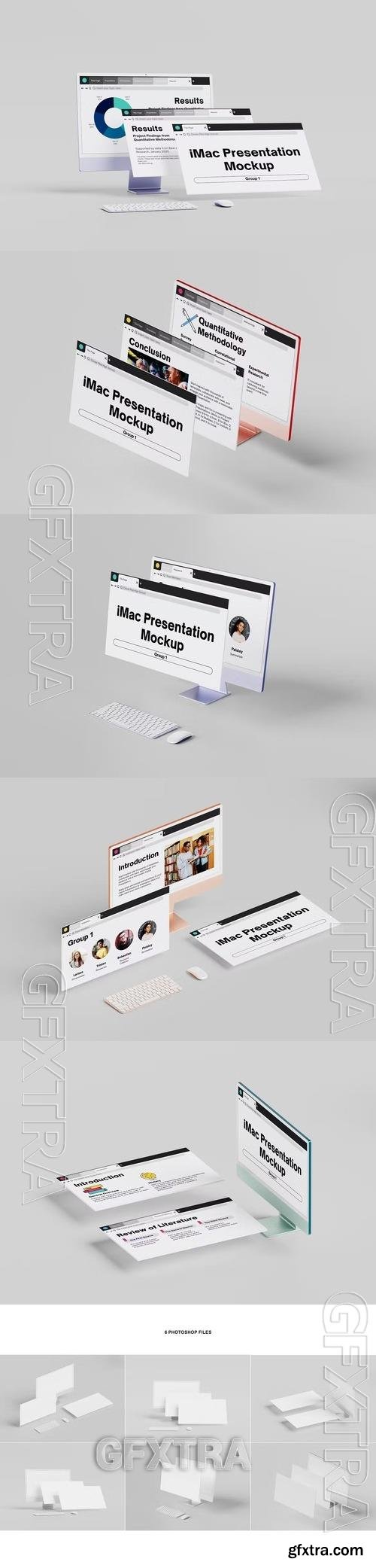 iMac Screen Presentation Mockup 2KAJZ7Y