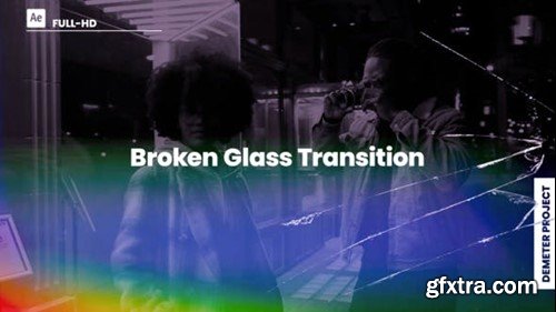 Videohive Broken Glass Transition 39847905