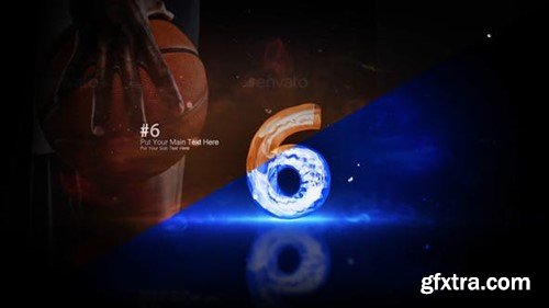 Videohive Countdown Glowing Glass Numbers 25366505