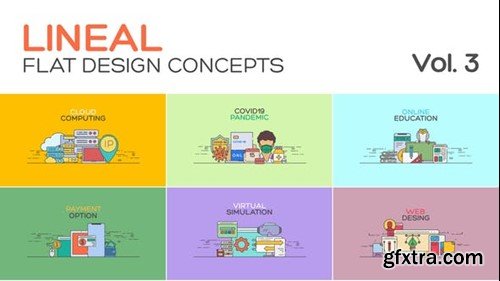 Videohive Flat Design Concepts Vol.3 39900074